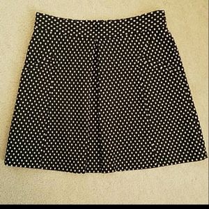 Topshop polka dot skirt sz 6